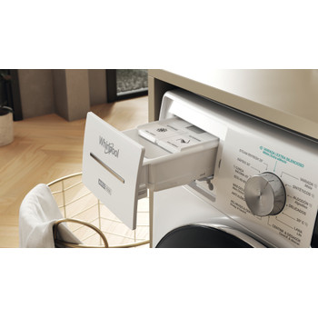 Whirlpool Lavadora Libre instalación W8 09AD SILENCE SPT Blanco Cargador frontal A Drawer