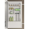 Whirlpool Jääkaappipakastin Kalusteisiin sijoitettava WHC18 T132 Valkoinen 2 doors Perspective open
