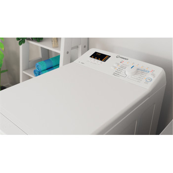 Indesit Máquina de lavar roupa Livre Instalação BTW S72200 SP/N Branco Carga superior E Lifestyle perspective