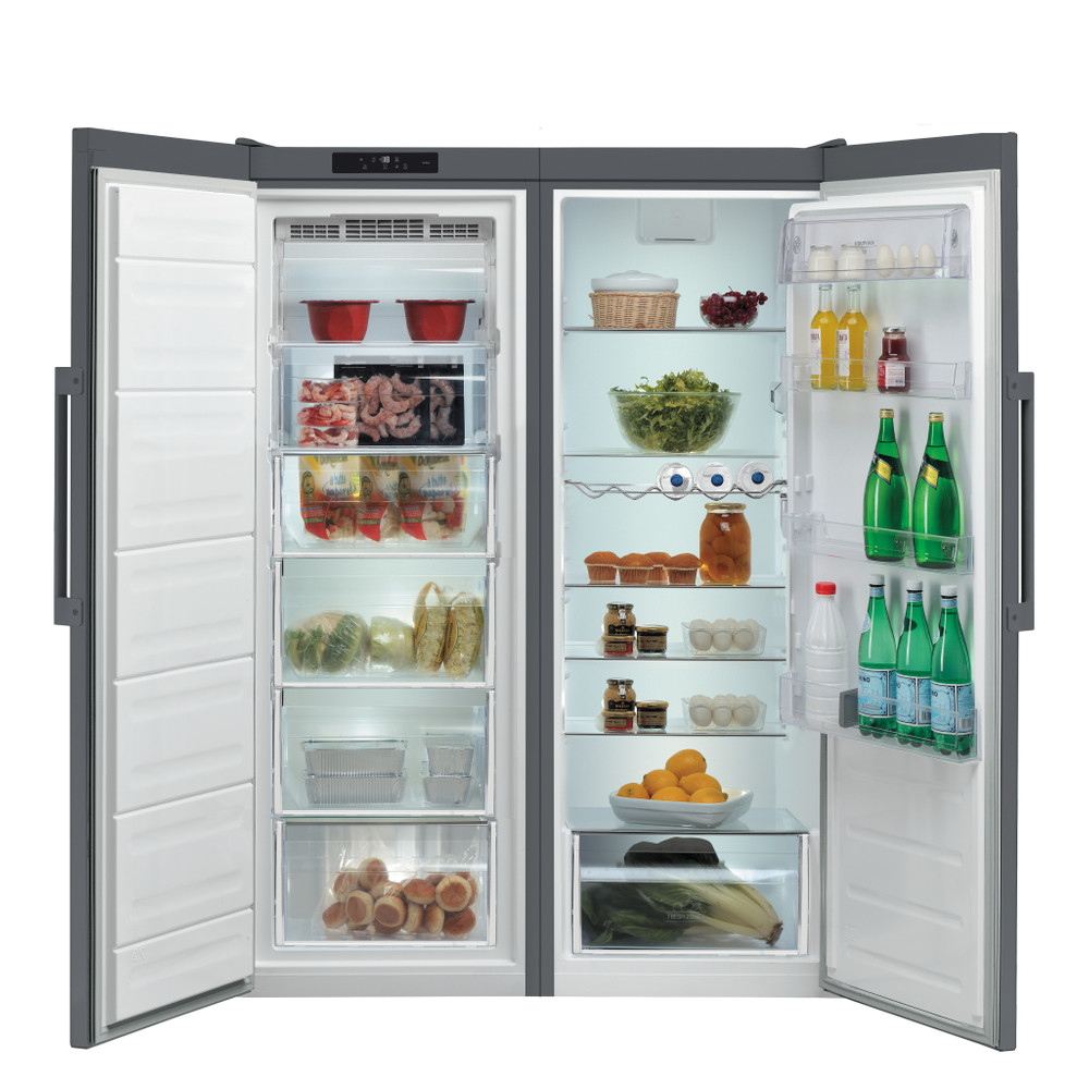 Hotpoint Refrigerator Free-standing SH6 A2Q GR UK Graphite Frontal open