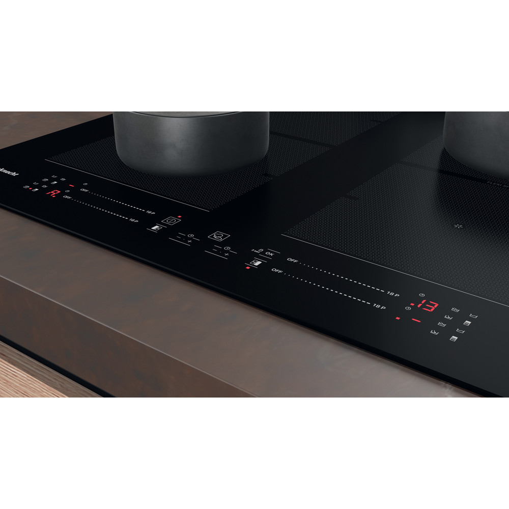 Bauknecht Table de cuisson BS 1260F NE Noir Induction vitroceramic Lifestyle control panel