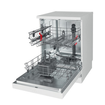 Whirlpool Perilica posuđa Samostojeći WFC 3B19 Samostojeći F Perspective open