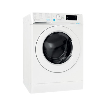 Indesit Lavadora secadora Libre instalación BDE 76435 9W SPT Blanco Cargador frontal Perspective