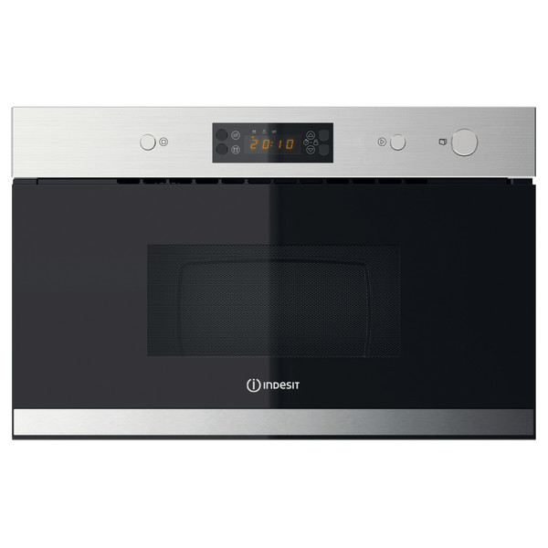Indesit Four à micro-ondes Encastrable MWI 3211 IX Stainless Steel Électronique 22 Micro-ondes uniquement 750 Frontal