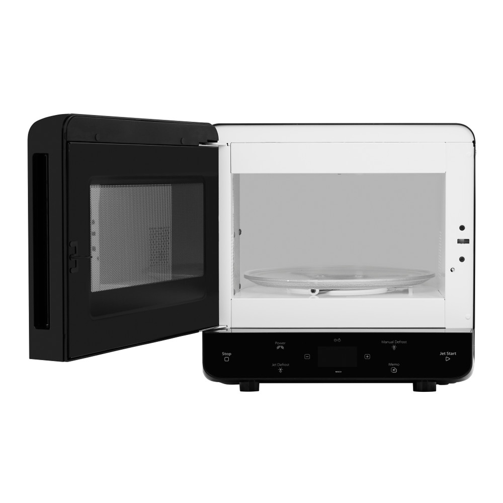 Whirlpool Mikrobølgeovn Frittstående MAX 34/BL Svart Elektronisk 13 Kun mikro 700 Frontal open