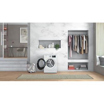Whirlpool Lavadora Libre instalación W8 W946WR SPT Blanco Cargador frontal A Lifestyle frontal open