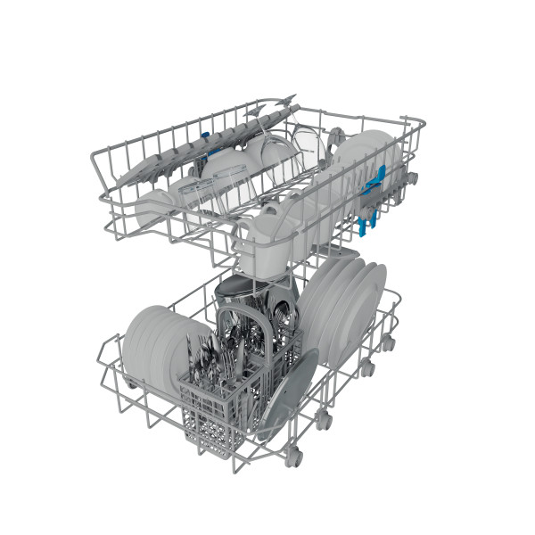 Indesit Perilica posuđa ugradbeni DSIE 2B10 Full-integrated F Technical Translucent
