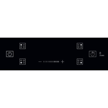 Whirlpool Варильна поверхня WS QS460 NE Чорний Induction vitroceramic Control panel