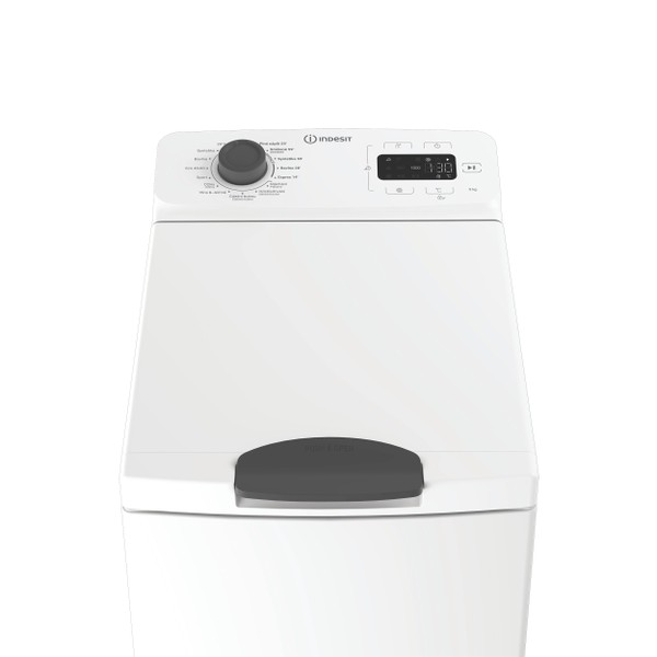 Indesit Pračka Volně stojící TI512EGMTCS Bílá Vrchem plněná B Control panel