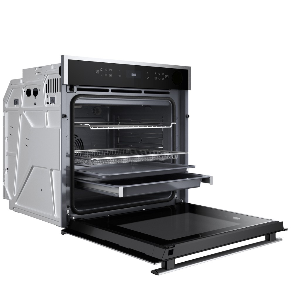 Whirlpool Trouby Vestavné WOI6L80PB1SXA0 Elektrická A+ Perspective open