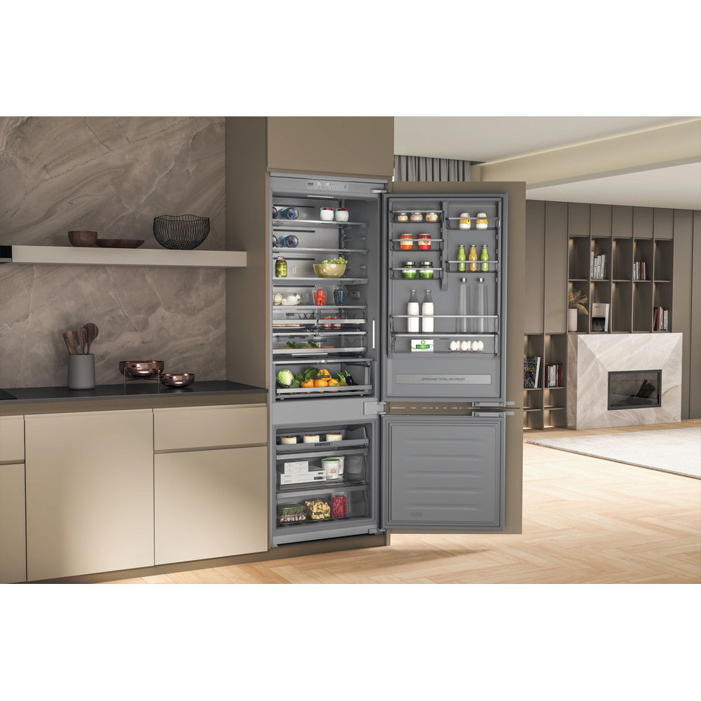 Whirlpool Racitor-congelator combinat Încorporabil WH SP70 T262 P White - ARC P1 2 doors Lifestyle perspective open