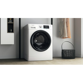 Whirlpool Práčka so sušičkou Voľne stojace FFWDD 1076258 BV EU Biela Spredu plnená Lifestyle perspective