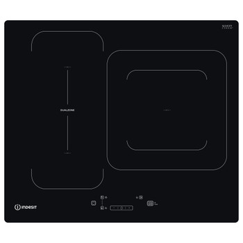 Indesit Encimera IB 44Q60 NE Negro Induction vitroceramic Frontal
