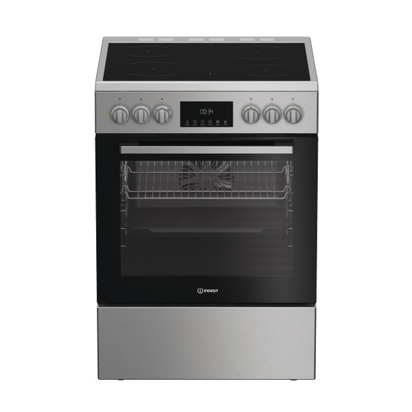 Indesit Standherd I6V5LCX Edelstahloptik Elektrisch Frontal