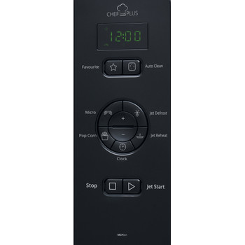 Whirlpool Four à micro-ondes Pose-libre MCP 341 SL Argent Électronique 25 Micro-ondes uniquement 800 Control panel