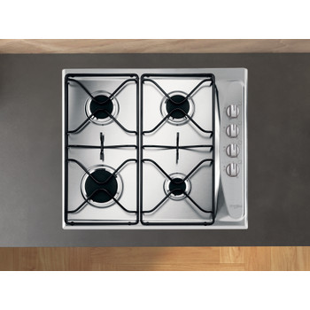 Whirlpool Table de cuisson AKM 268/IX Inox GAS Lifestyle frontal