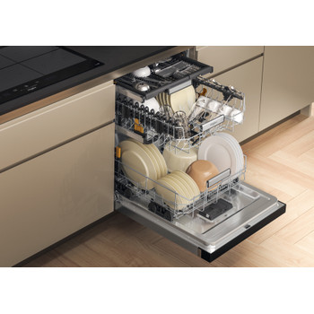 Whirlpool Oppvaskmaskin Frittstående W7U HS41 X Under benk C Lifestyle perspective open