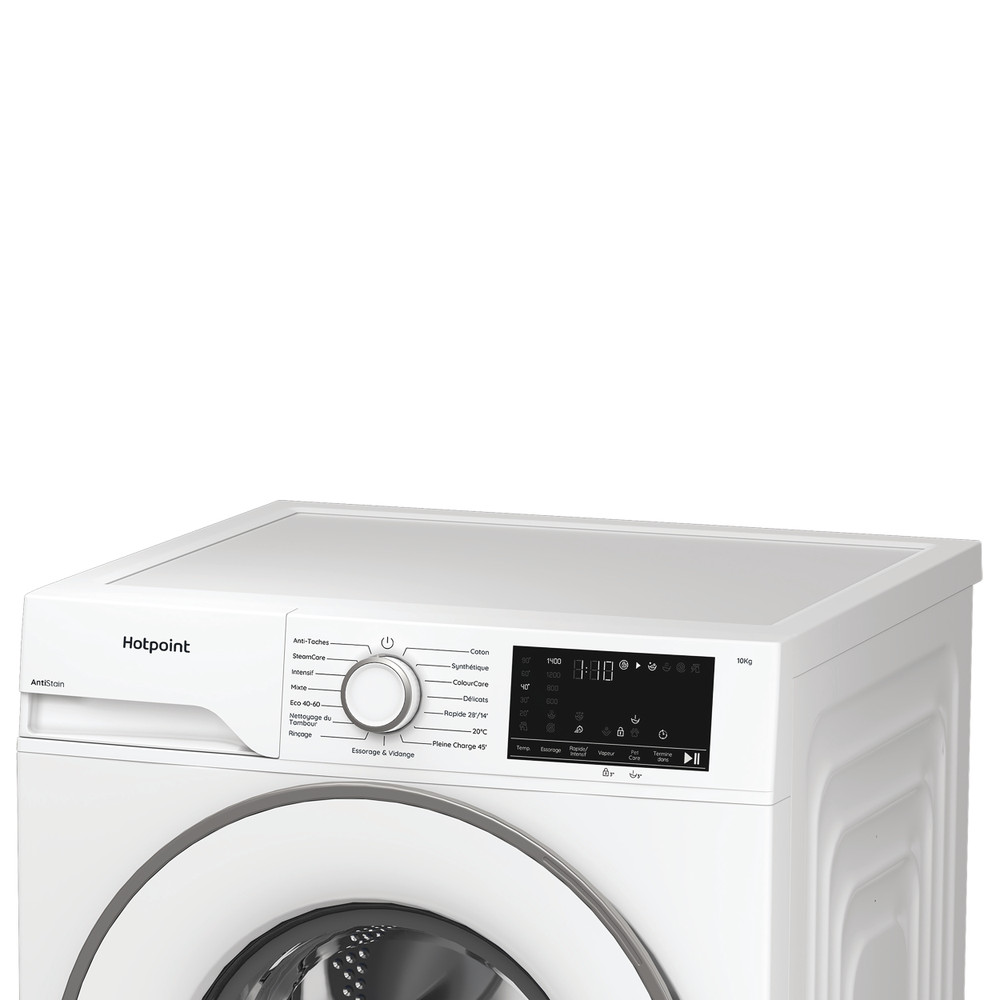 Hotpoint Lave-linge Pose-libre H 101 ANTI STAIN FR Blanc Lave-linge frontal A Lifestyle control panel