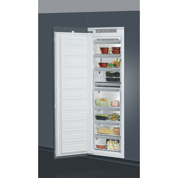 Whirlpool Frys Inbyggda AFB 18402 White Perspective open