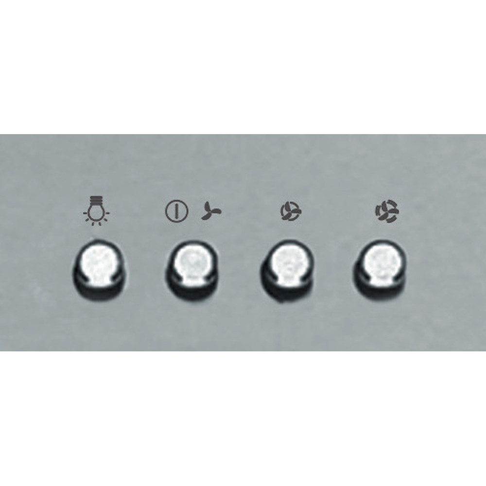 Whirlpool Afzuigkap Ingebouwd WIB93LMX Rvs Eiland Mechanisch Control panel