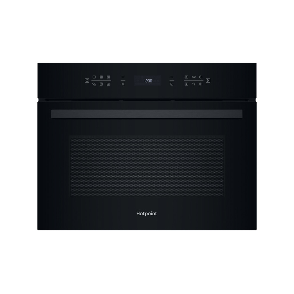 Hotpoint Microwave Built-in HCW7O7HTSBUK Black Electronic 53 MW-Combi 950 Frontal