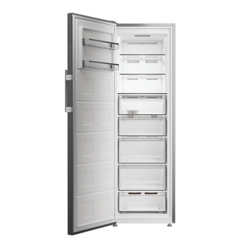 Whirlpool Zamrzivač Samostojeći WHMFF 6312 XP4 New Silver – ARC 1035 Frontal open