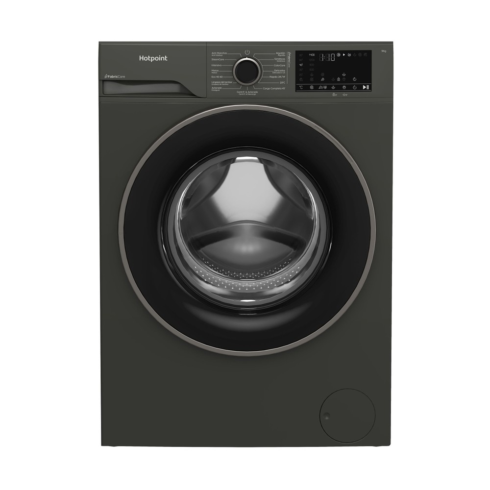 Hotpoint Lavadora Libre instalación HB 93G CARE SPT Manhattan Grey Cargador frontal A Frontal