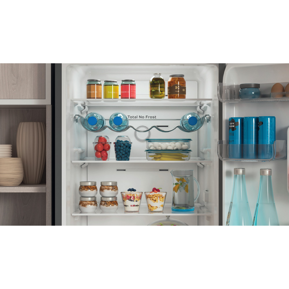 Indesit Холодильник с морозильной камерой Отдельно стоящий INFC8 TI21X 0 Inox 2 doors Lifestyle detail