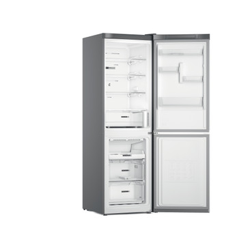 Whirlpool Kombinirani hladnjak Samostojeći W7X 81O OX Optički Inox 2 doors Perspective open