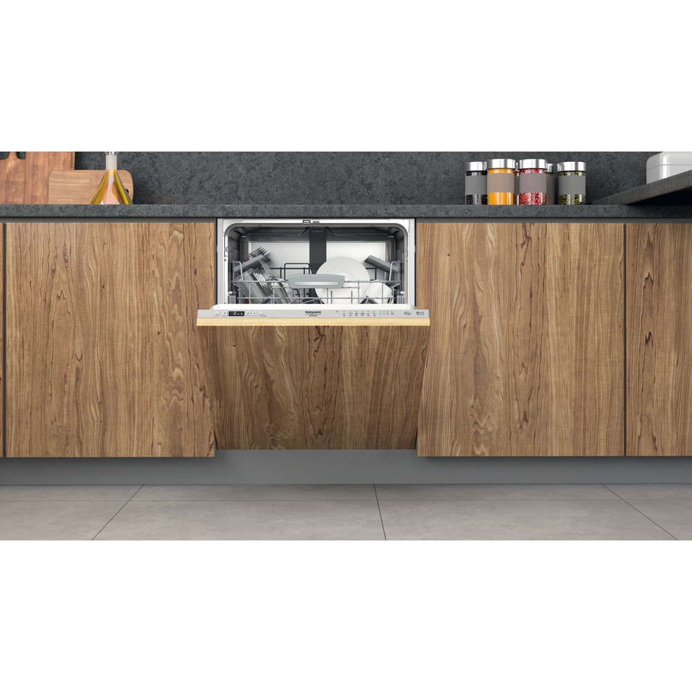 Hotpoint_Ariston Lave-vaisselle Encastrable HIO 3T141 W Encastrable C Lifestyle frontal open
