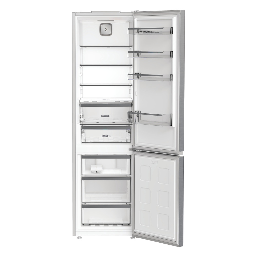 Whirlpool Kombinirani hladnjak Samostojeći WHK 26404 XP5E New Silver – ARC 1035 2 doors Perspective open