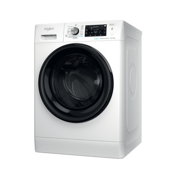 Whirlpool Máquina de lavar e secar roupa Livre Instalação FFWDD 1074269 BV SPT Branco Carga Frontal Perspective