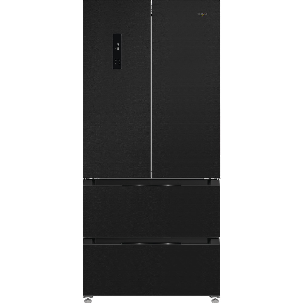 Whirlpool Side-by-Side Freestanding WHG2 6513 XK4UK Black/Inox Frontal