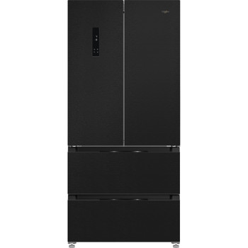 Whirlpool Side-by-Side Freestanding WHG2 6513 XK4UK Black/Inox Frontal