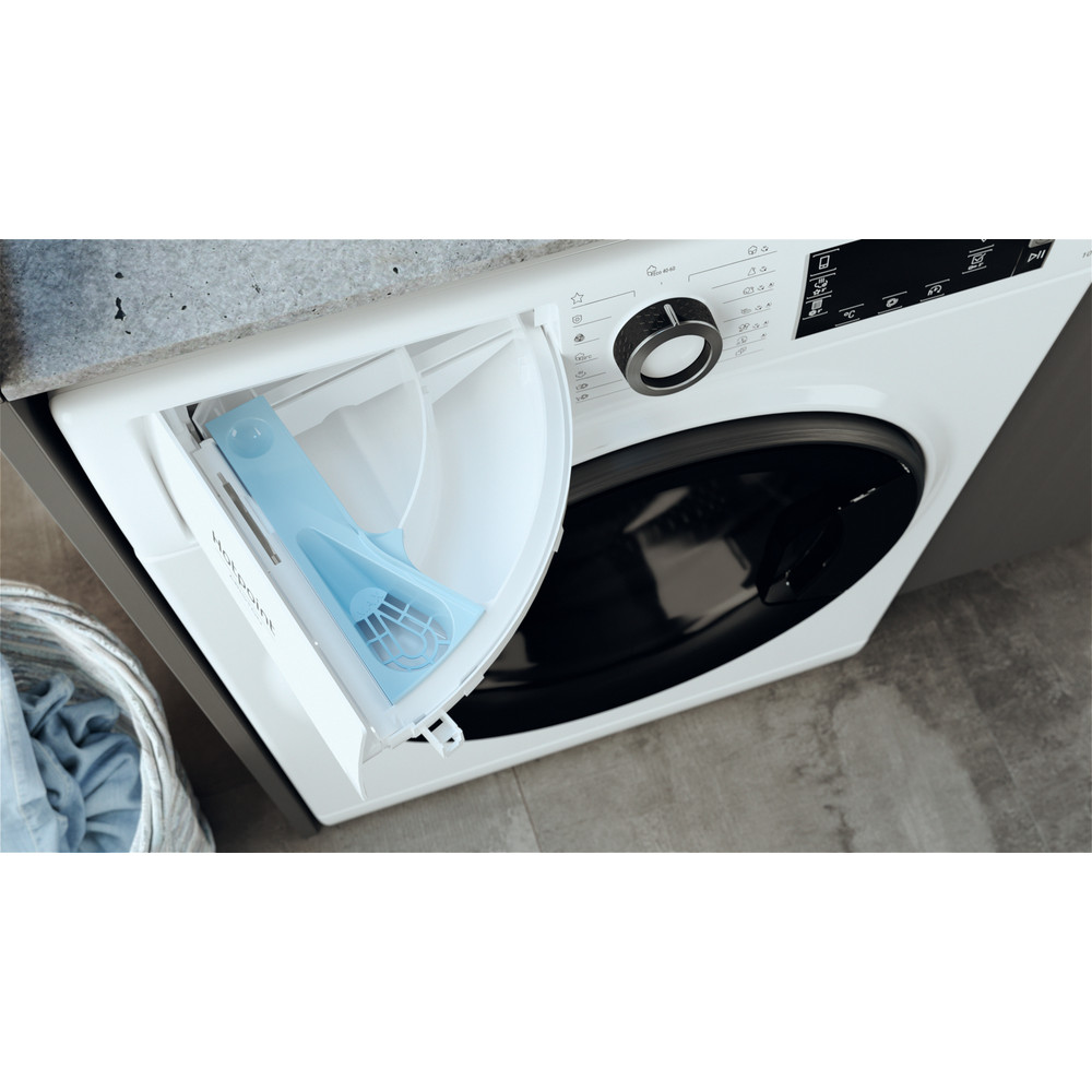 Hotpoint_Ariston Lavadora Libre instalación NLCD 10448 WD AW EU N Blanco Cargador frontal B Drawer