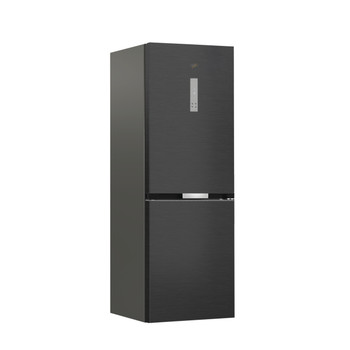 Whirlpool Hűtő/fagyasztó kombináció Szabadonálló WHK 26363 XBR5E Fekete 2 doors Perspective