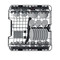 Whirlpool Nõudepesumasin Integreeritav W0I D751A X Full-integrated B Frontal