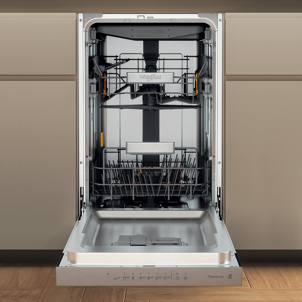 Whirlpool Mosogatógép Beépíthető WH6PB10BS7A0 Half-integrated B Frontal open