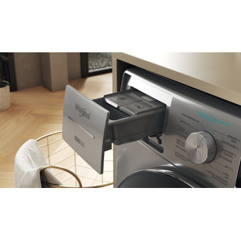 Whirlpool Máquina de lavar roupa Livre Instalação W8 99ADS SILENCE SPT Prata Carga Frontal A Drawer