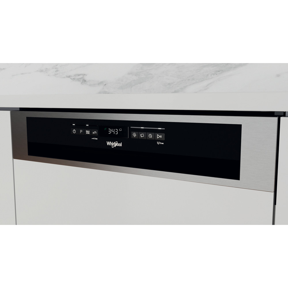 Whirlpool Myčka nádobí Vestavné WBO 3T333 P 6.5 X Half-integrated D Lifestyle control panel