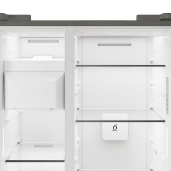 Whirlpool Side-by-Side Samostojeći WHG2 6643I X4E ARC 764 Manhattan Gray Control panel