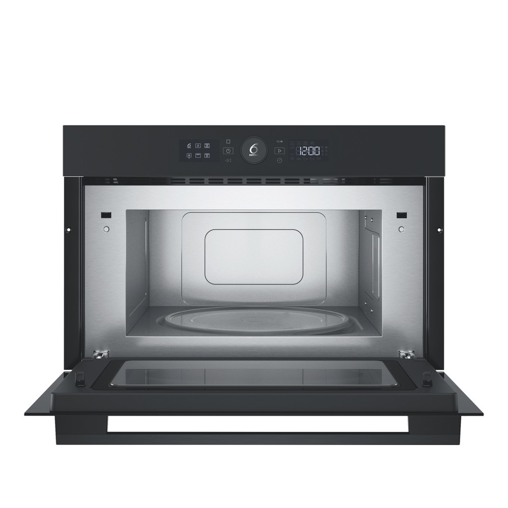 Whirlpool Mikrovlnná trouba Vestavné WMD54MT Black Matte Elektronické 31 Mikrovlny + Gril 1000 Perspective