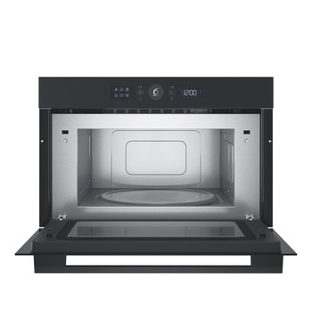 Whirlpool Mikrovlnná trouba Vestavné WMD54MT Black Matte Elektronické 31 Mikrovlny + Gril 1000 Perspective