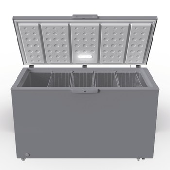 Whirlpool Zamrzivač Samostojeći W3RHS44EG Siva Frontal open