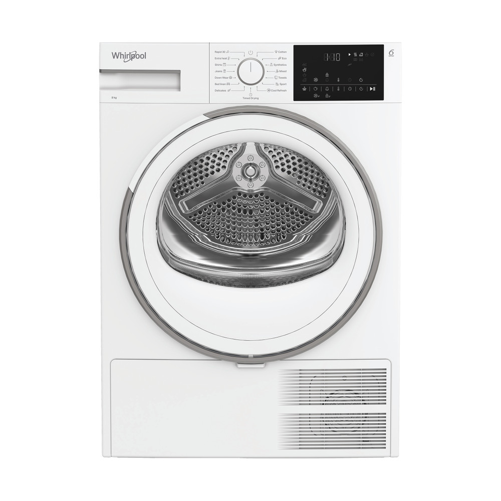 Whirlpool Torktumlare D8 6BDWW EE White Frontal