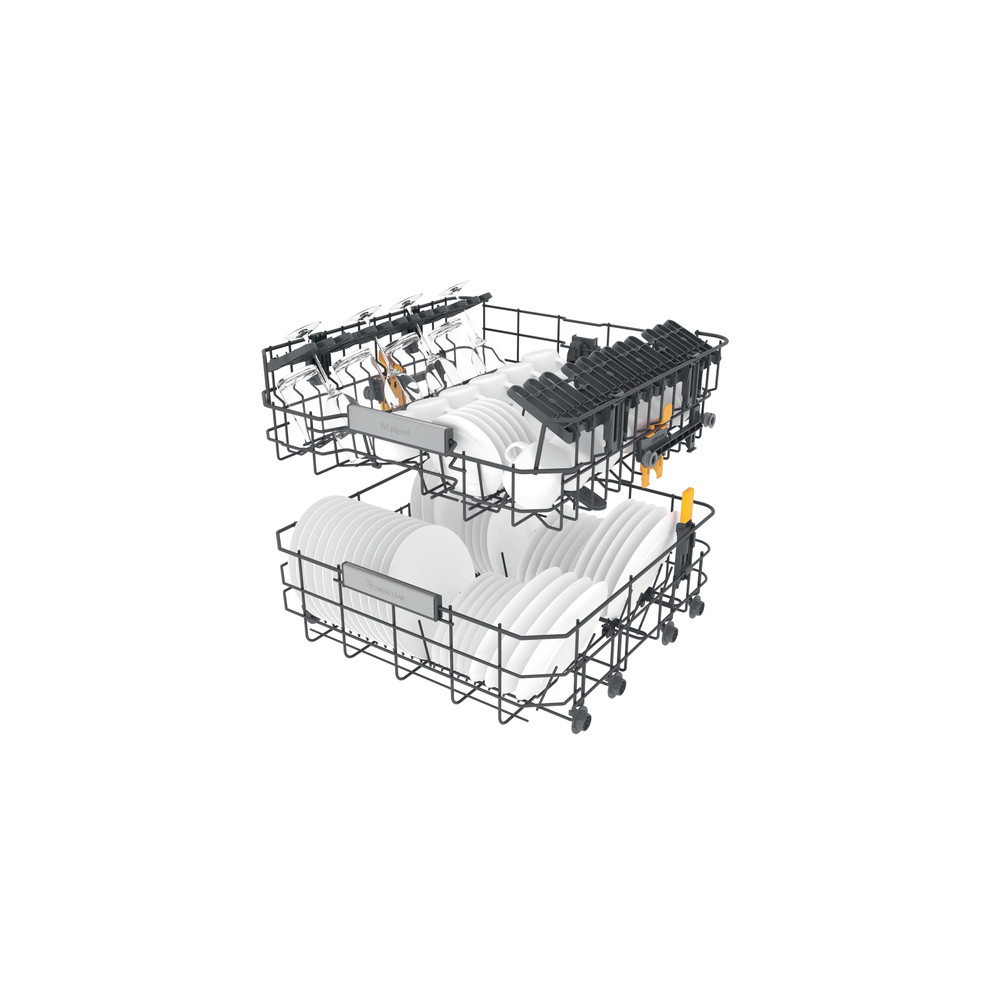Whirlpool Myčka nádobí Vestavné W0B D841A X Half-integrated C Technical Translucent