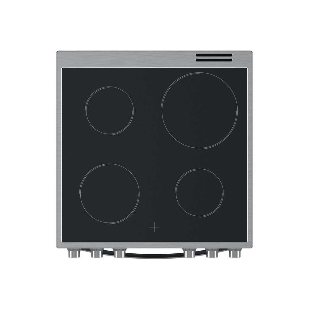 Indesit Štednjak IS67V8CCXT/E Inox Electrical Frontal top down