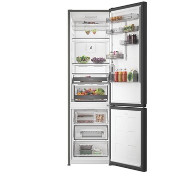 Whirlpool Racitor-congelator combinat Independent WHK 26412 XR5E ARC 764 Manhattan Gray 2 doors Lifestyle frontal open