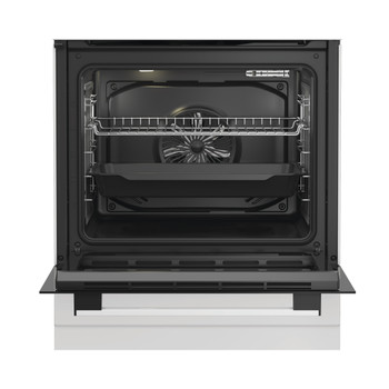 Whirlpool Sporák W6G8LMSWW Bílá Plynová Lifestyle frontal open