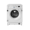 Indesit Máquina de lavar e secar roupa Encastre BI WDIL 861485 EU Branco Carga Frontal Frontal